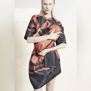 Stella McCartney Fall 2014 Blue/Black Mini Dress